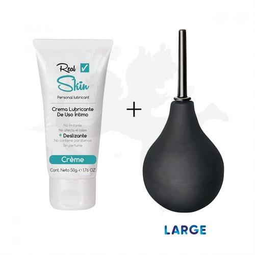 Ducha anal de 150 ml mas crema de regalo