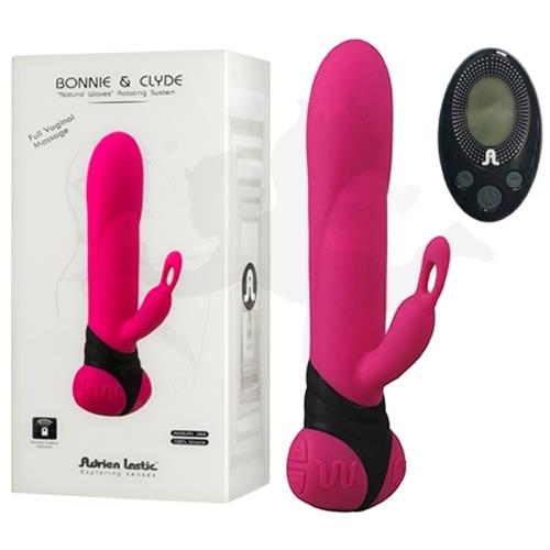 Vibrador rotativo con estimulador y carga usb